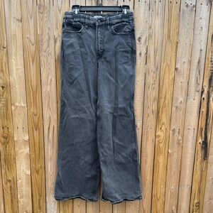 Good American distesse strechy Wide-Leg Jeans